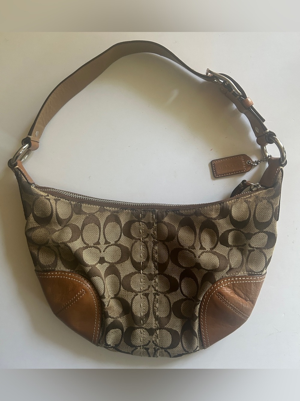 Vtg Coach Hamptons Shoulder Bag - Picture 2 of 16